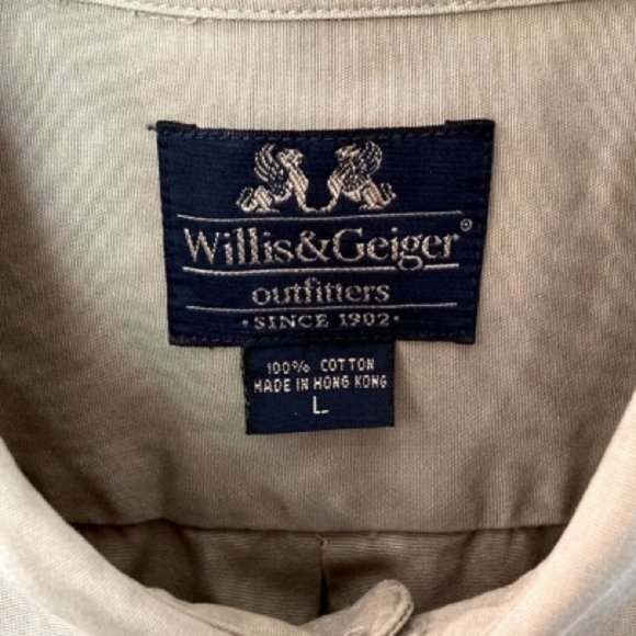 VTG Safari Shirt Willis & Geiger - Picture 3 of 6